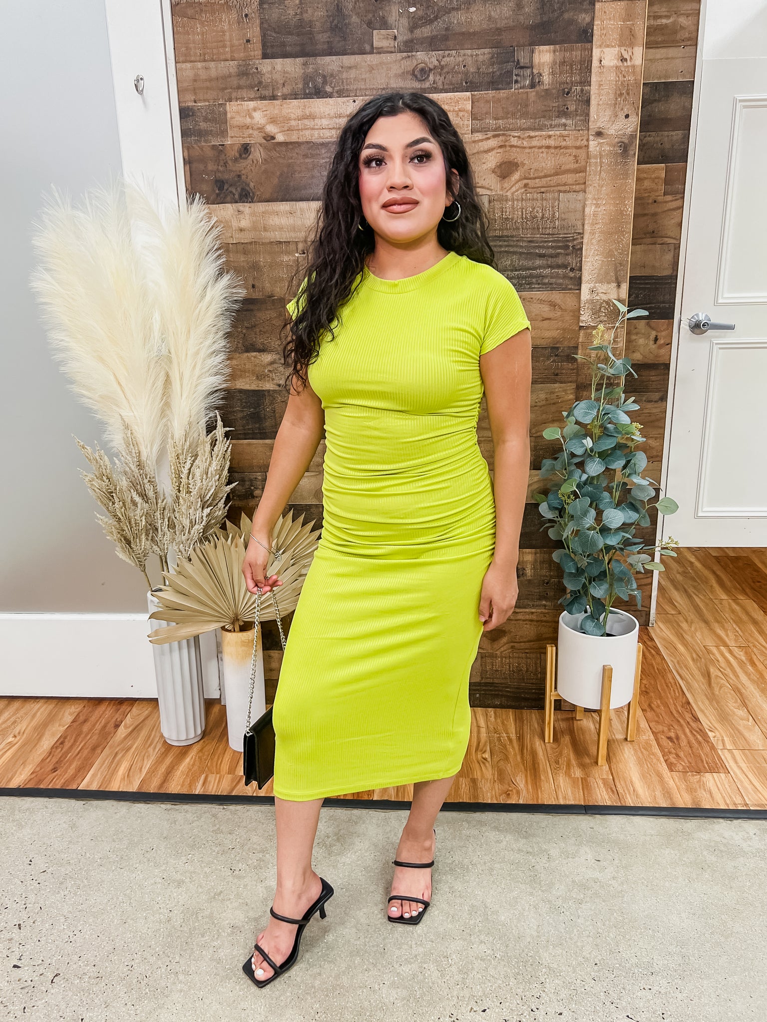 Vivian Ribbed Midi Dress