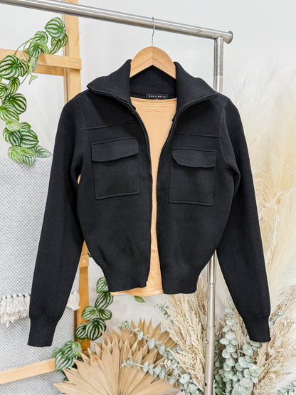 Adaline Knit Sweater Zip Jacket