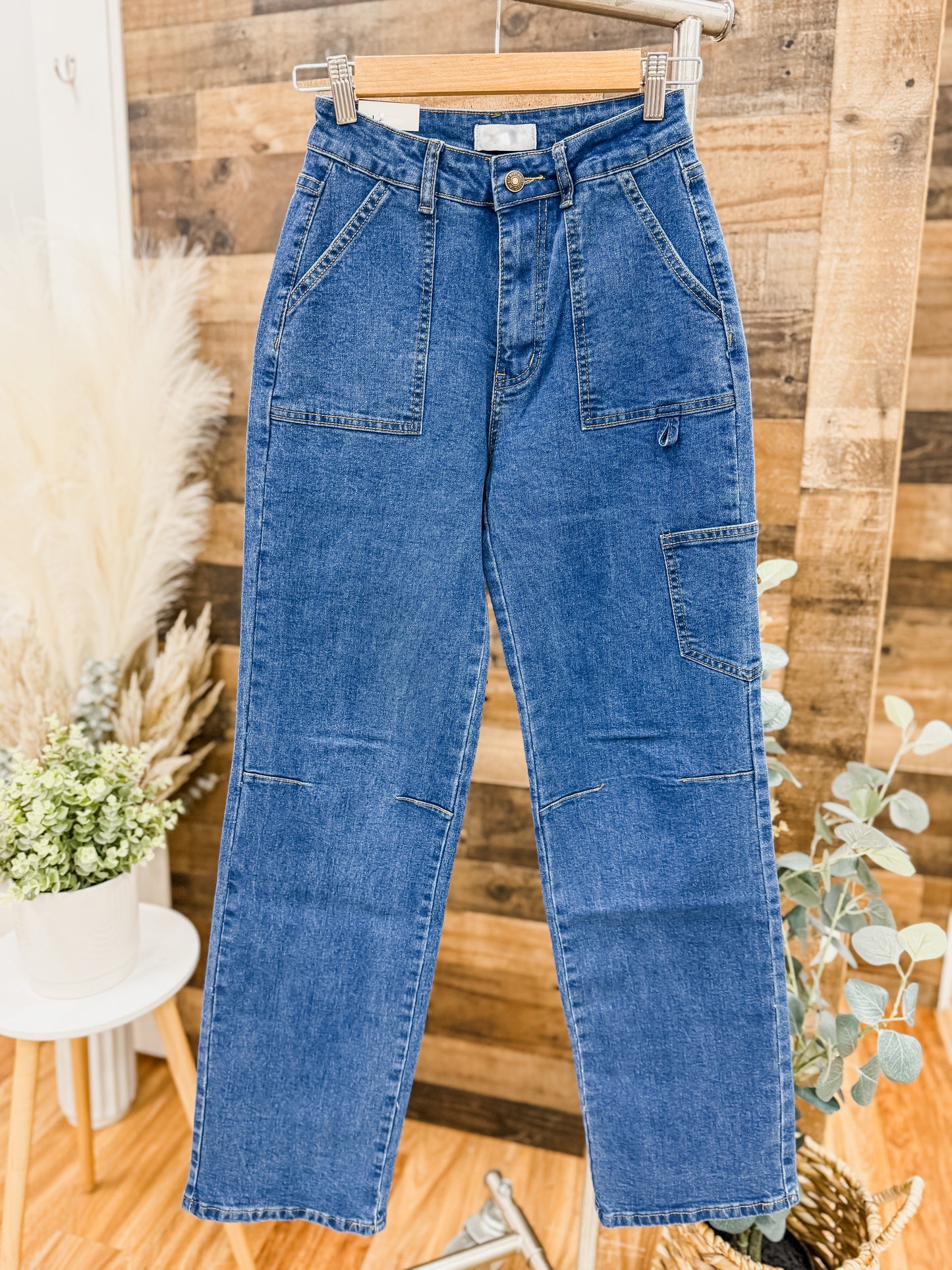 Taylor Cargo Straight Leg Jeans