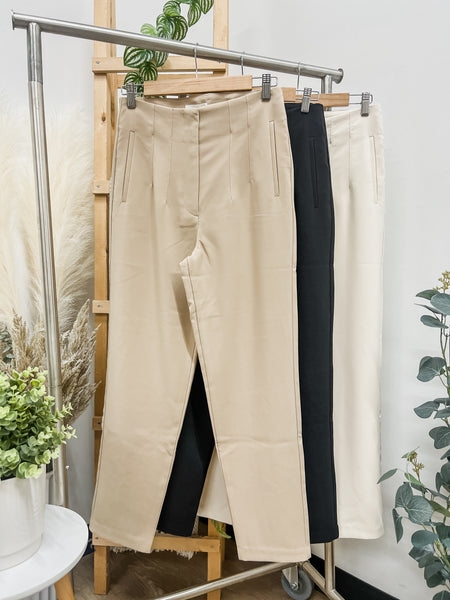 Claire High Waist Tapered Pants