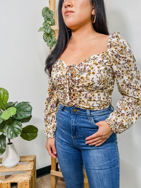 Angelica Floral Long Sleeve Top