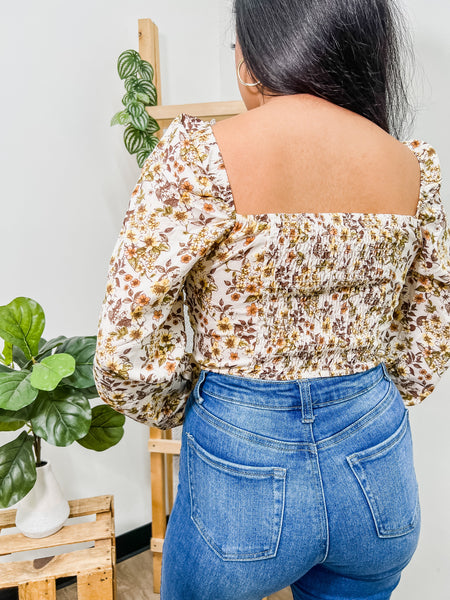 Angelica Floral Long Sleeve Top