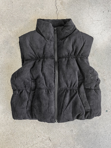 Arielle Corduroy Puffer Vest