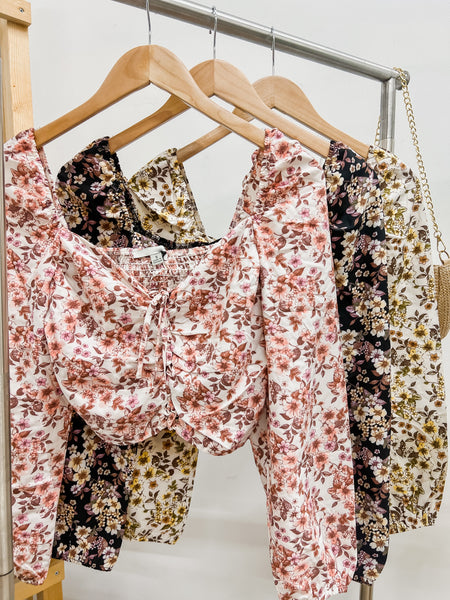 Angelica Floral Long Sleeve Top