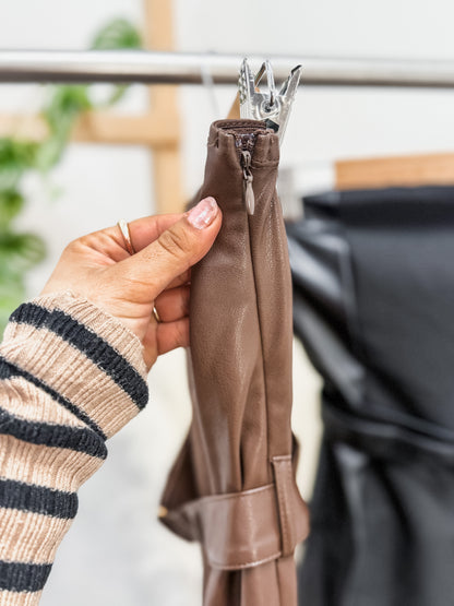 Meghan Strapless Belted Dress