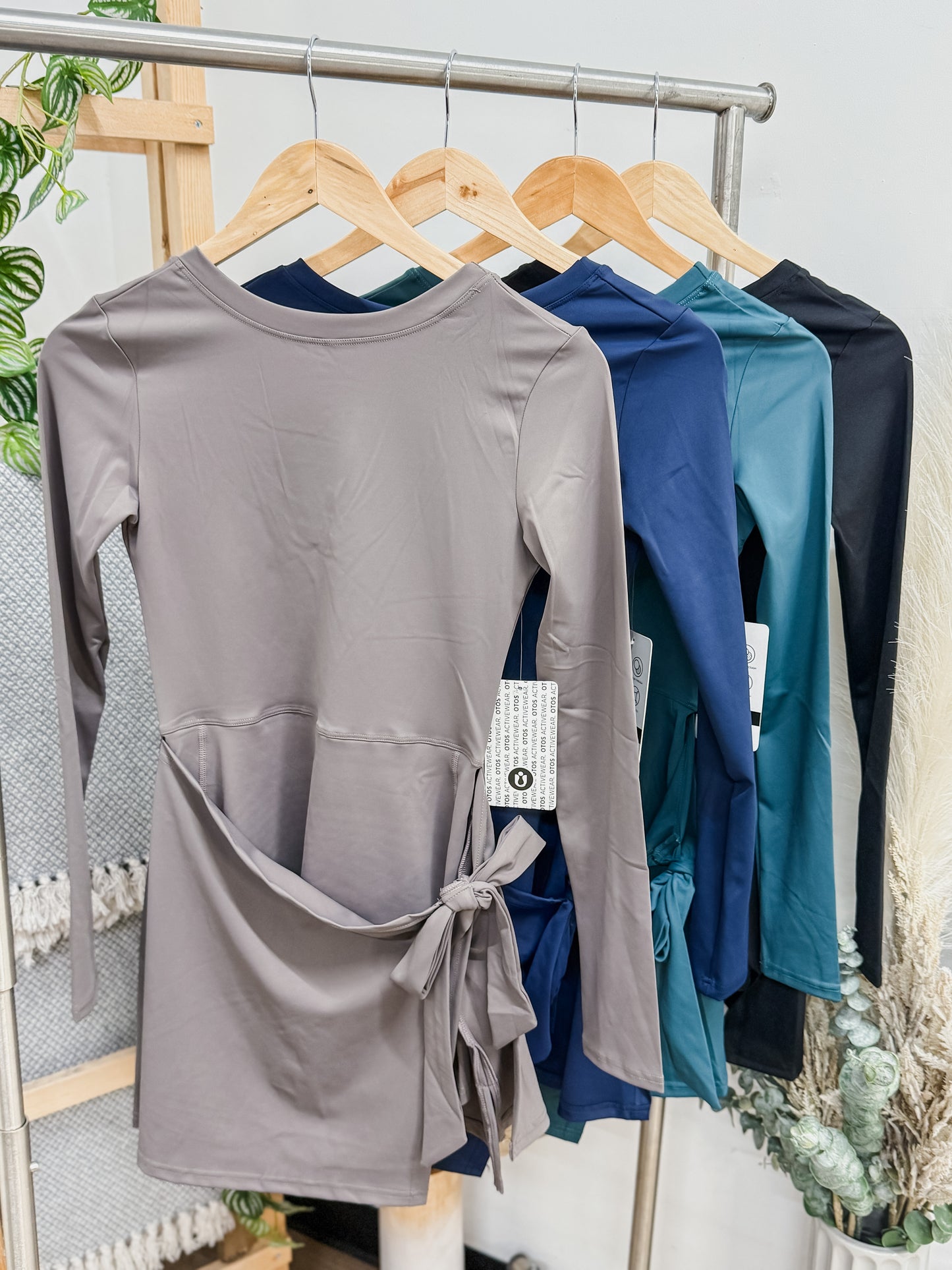 Daniella Side Tie Dress with Built In Shorts