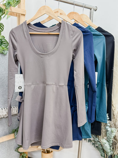 Daniella Side Tie Dress with Built In Shorts