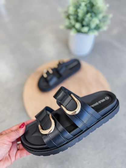 Giana Double Strap Leather Sandals