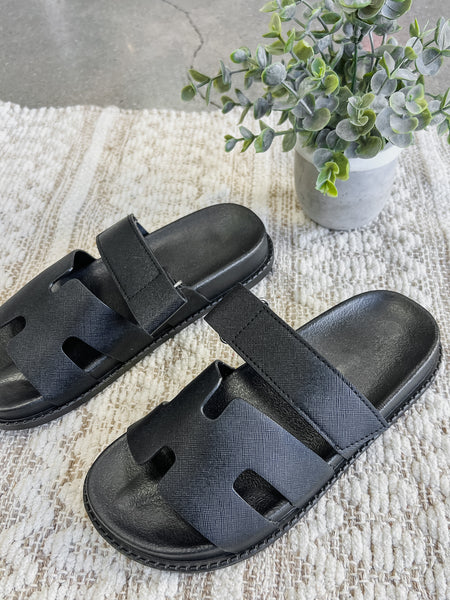 Ayanna Slip on Sandals with Strap