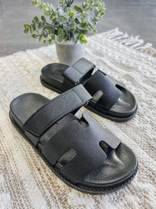 Ayanna Slip on Sandals with Strap