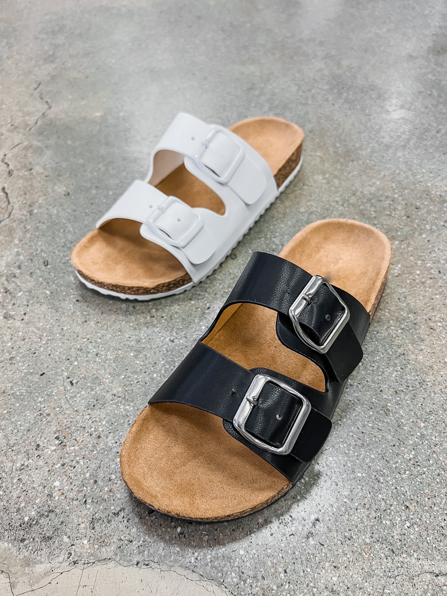 Audrina Buckle Sandals