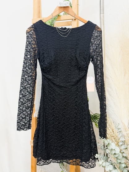 Lori Lace Stretch Flared Dress