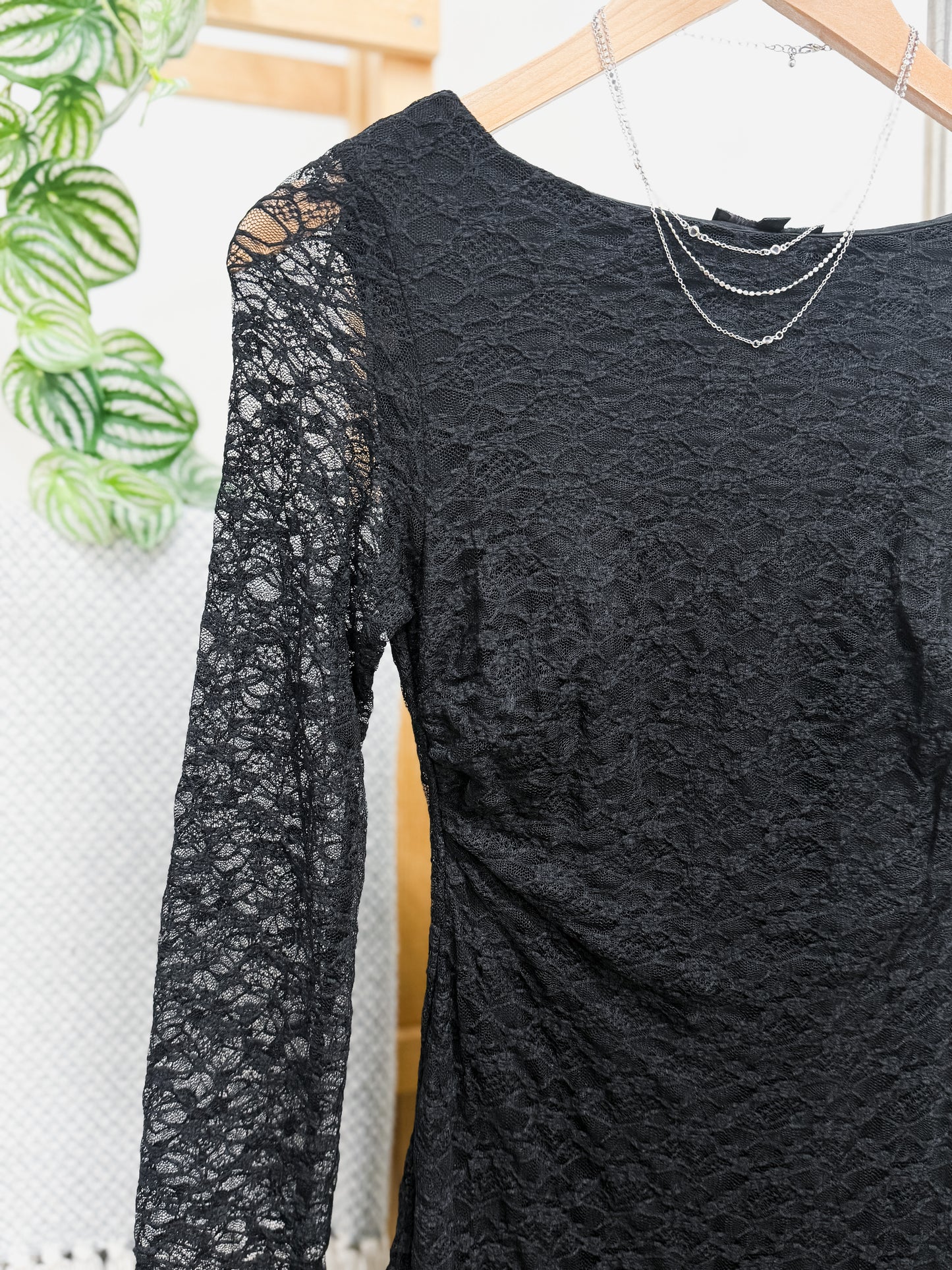 Lori Lace Stretch Flared Dress