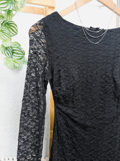 Lori Lace Stretch Flared Dress