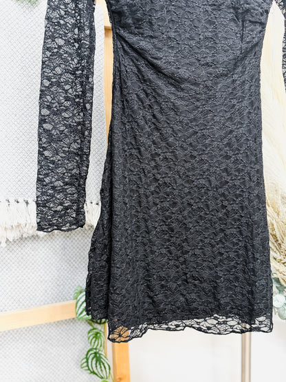 Lori Lace Stretch Flared Dress