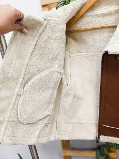 Harper Fur Leather Jacket