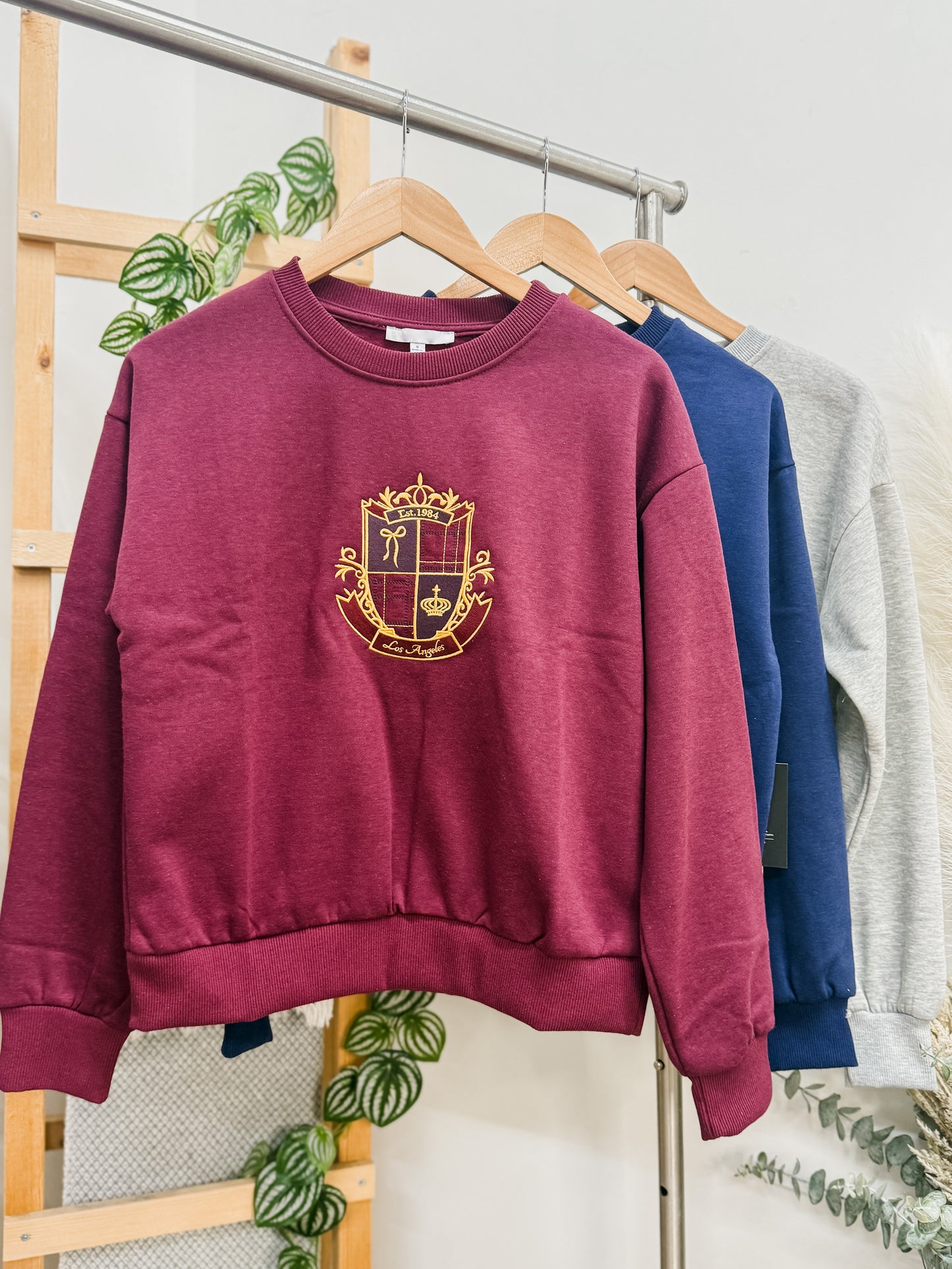 Classic Bow Fleece Los Angeles Sweatshirt