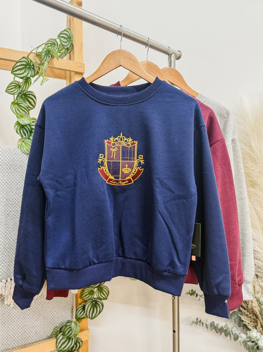 Classic Bow Fleece Los Angeles Sweatshirt