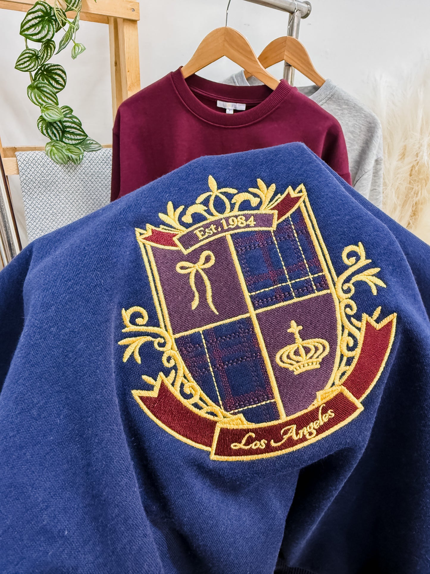 Classic Bow Fleece Los Angeles Sweatshirt