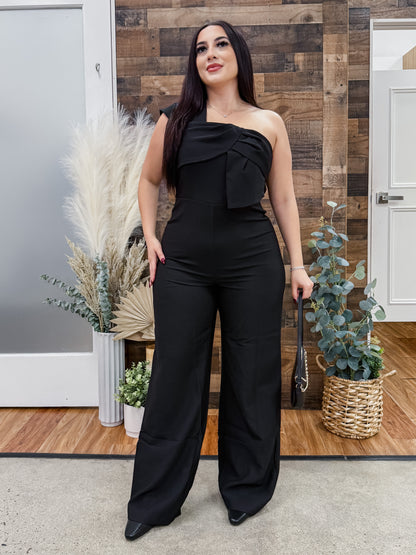 Meredith One Shoulder Jumpsuit