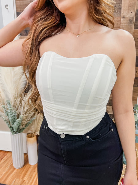 RESTOCK! Brielle Mesh Bustier Top