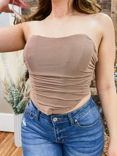 RESTOCK! Brielle Mesh Bustier Top