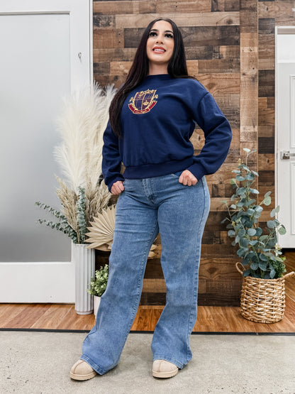 Classic Bow Fleece Los Angeles Sweatshirt