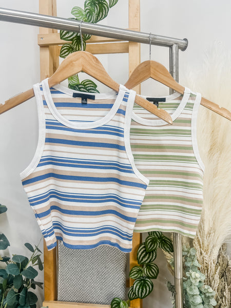 Helena Striped Tank Top