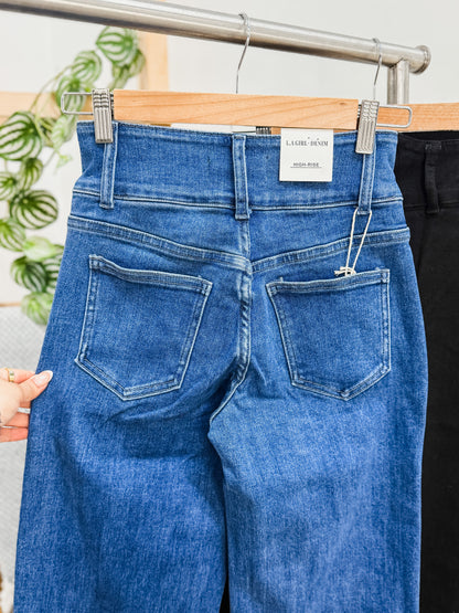 Sloane High Waist Wide Leg Stretch Jeans