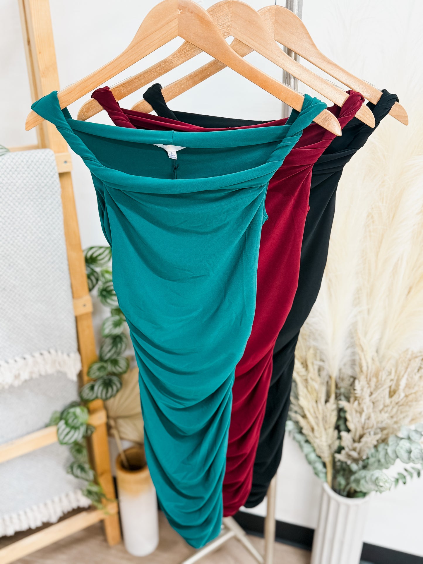 Maya Off Shoulder Twist Dress