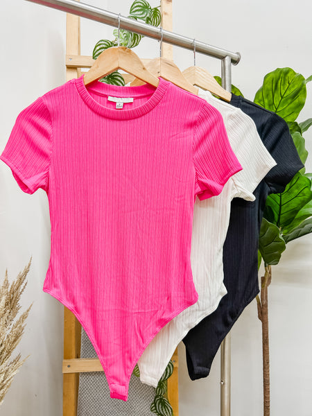 Eliza Ribbed T-Shirt Bodysuit