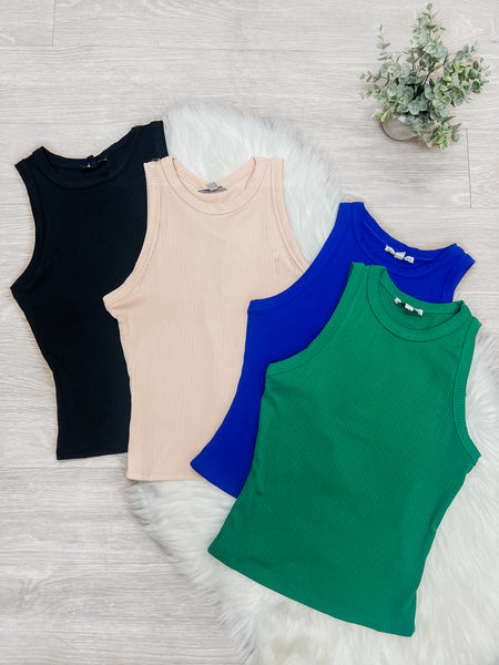 Shay Ribbed Tank Tops