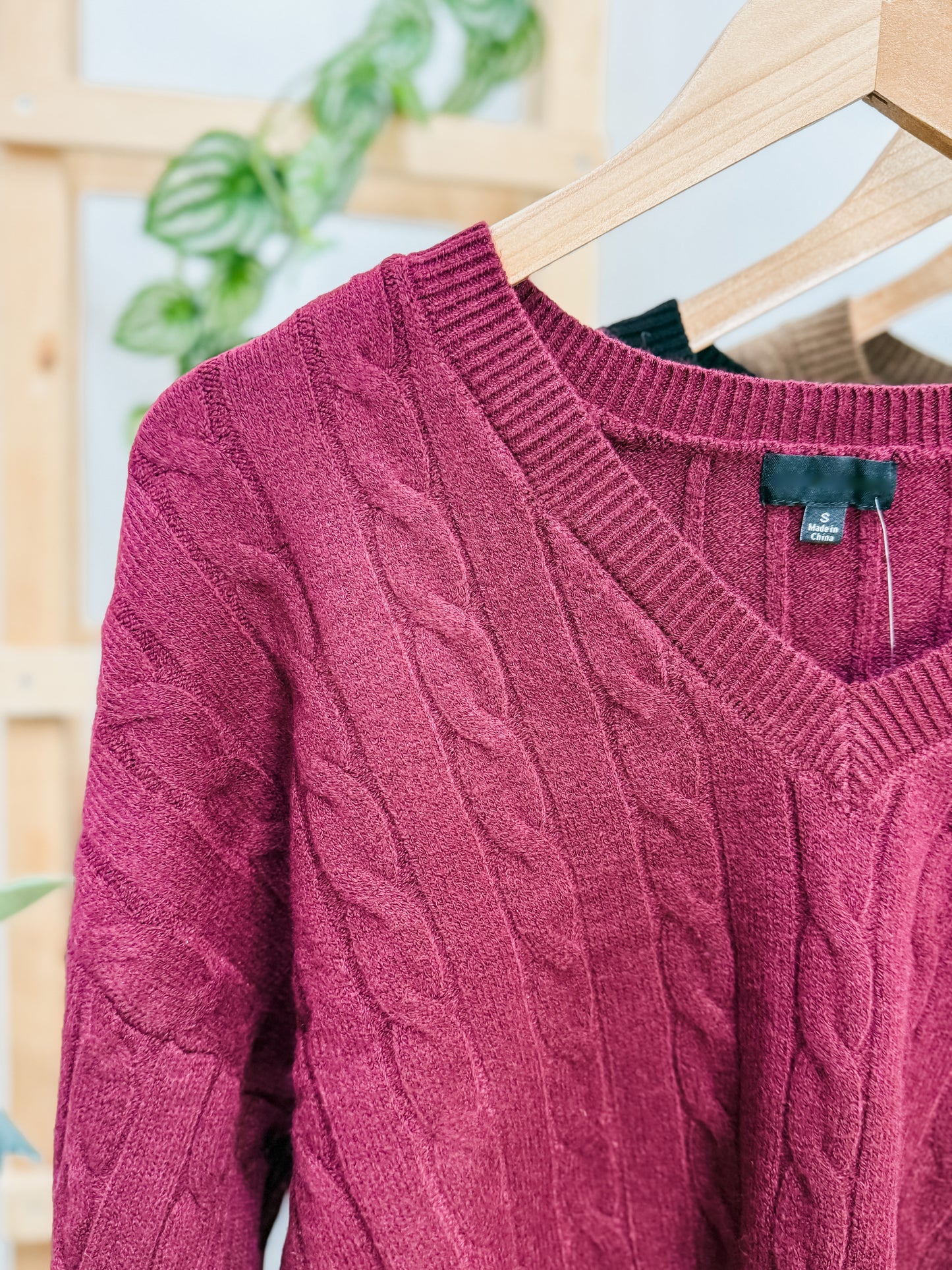 Annie Cable Knit Loose Sweater