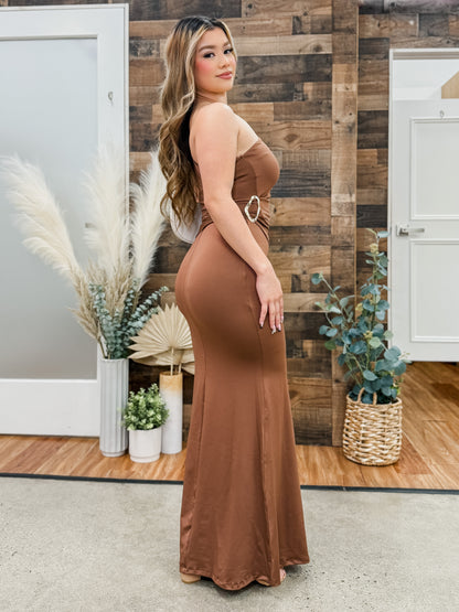 Natasha Midi Skirt One Shoulder Top Set