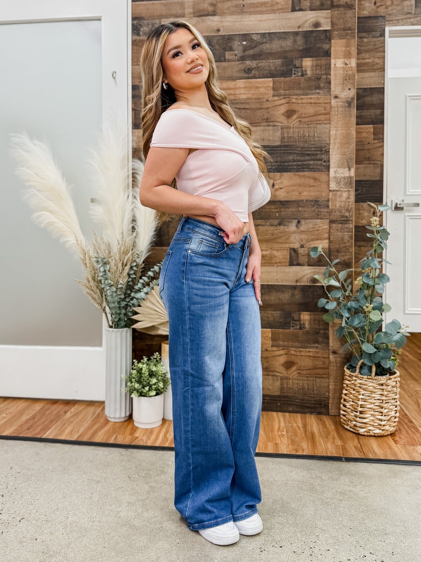 Reese Off Shoulder Cross Over Top