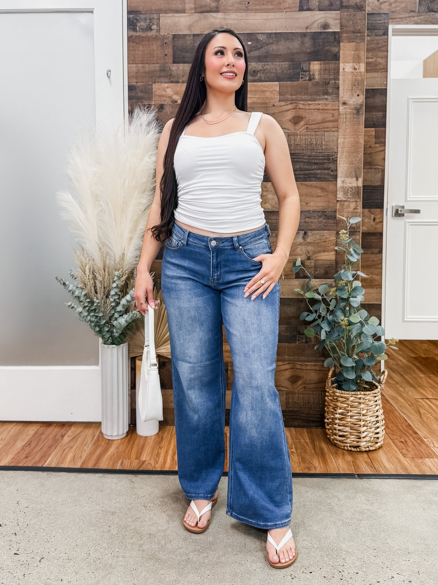 Ciera Shirred Sides Tank Top