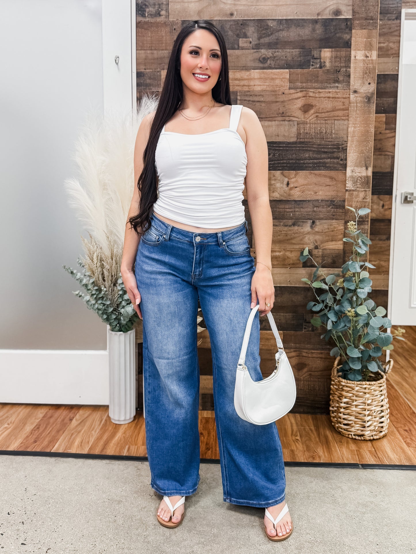 Ciera Shirred Sides Tank Top