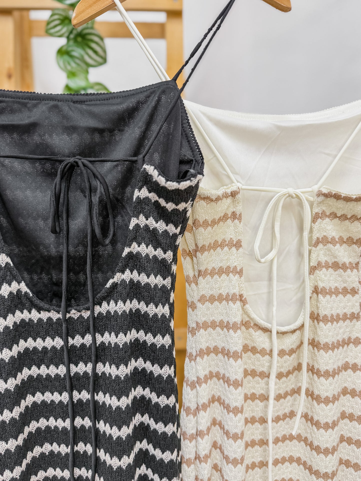 Amaya Striped Knit Midi Dress