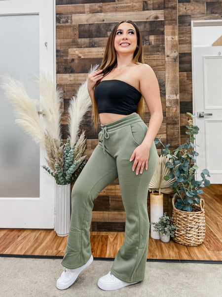 Cozy Lounge Flared Pants