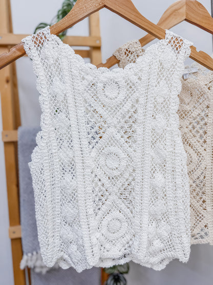 Helen Crochet Tank Top