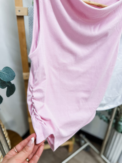 Liv Boat Neck Sleeveless Top