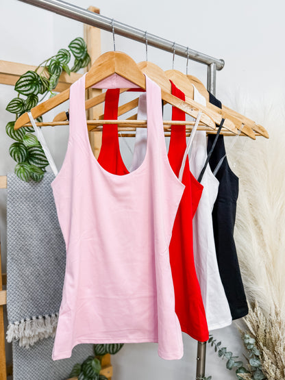 RESTOCK! Leslie Halter Scoop Neck Top