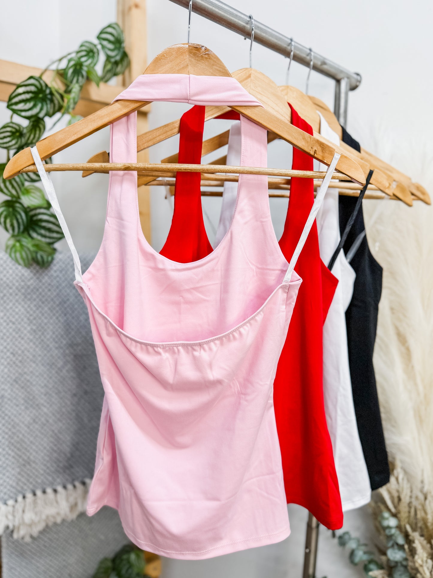 RESTOCK! Leslie Halter Scoop Neck Top