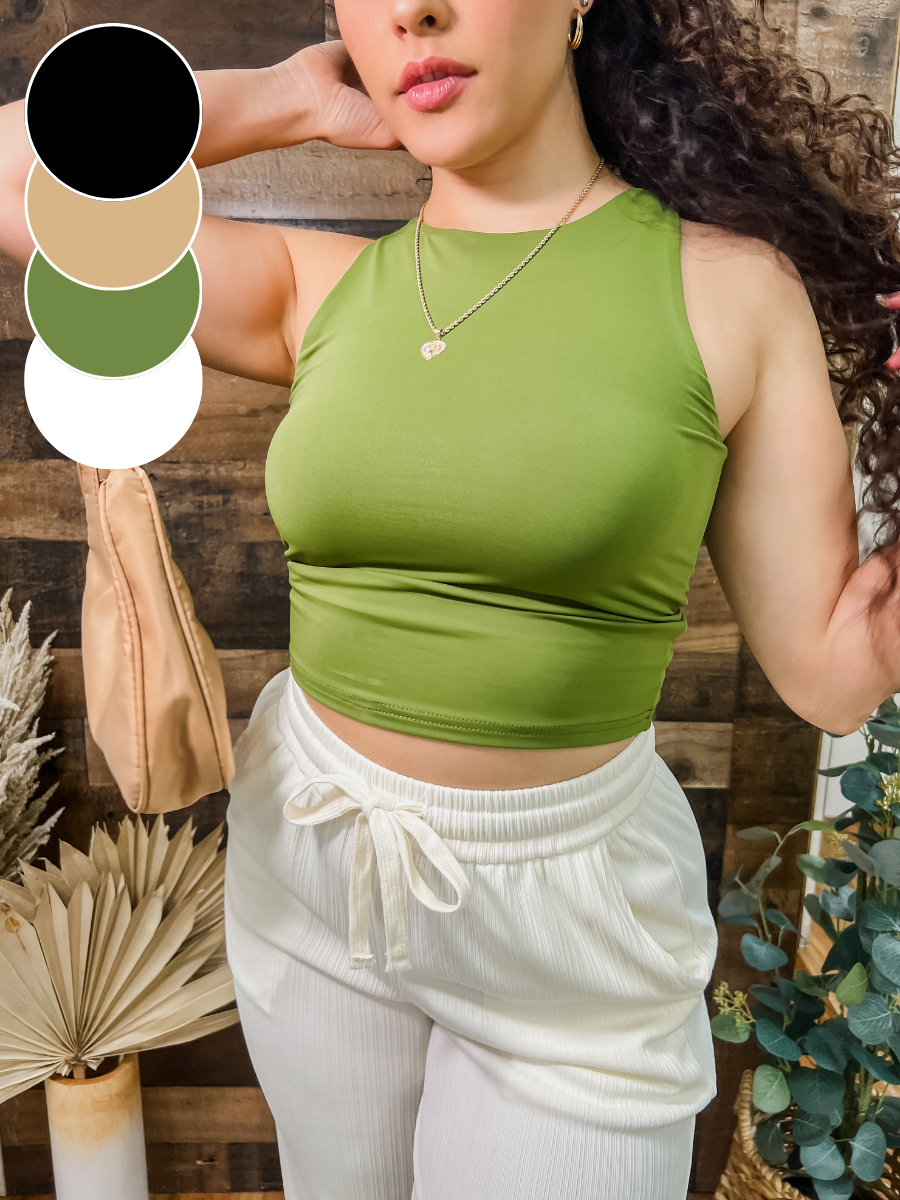 Vianey Double Layered Halter Top