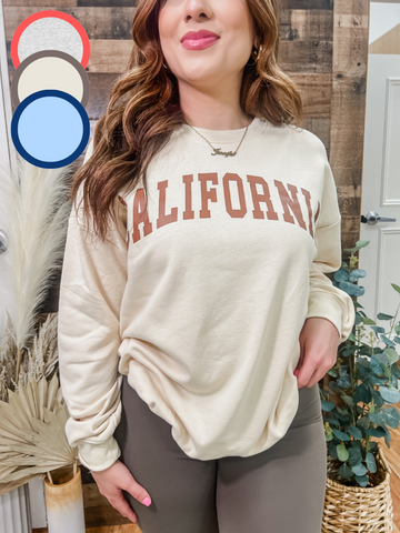 California Dreaming Oversized Sweatshirt