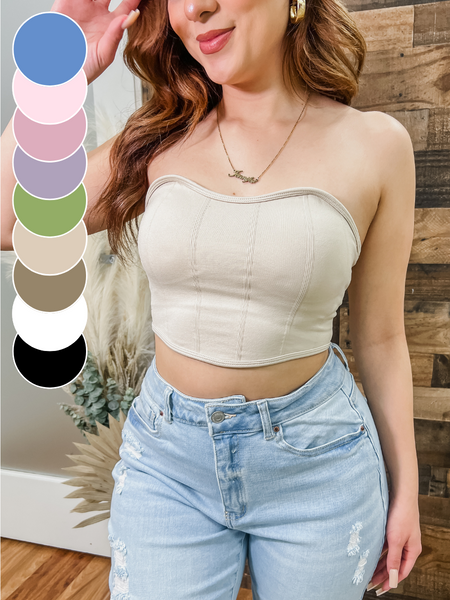 RESTOCK! Brianne Sweetheart Tube Top