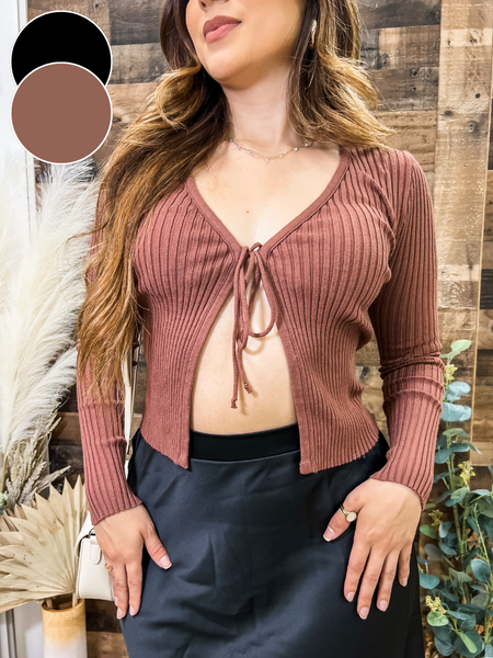 Cameron Sweater Tie Top