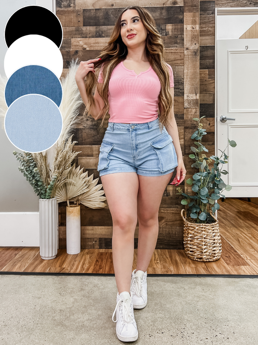 RESTOCK! Madellyn High Waist Cargo Shorts