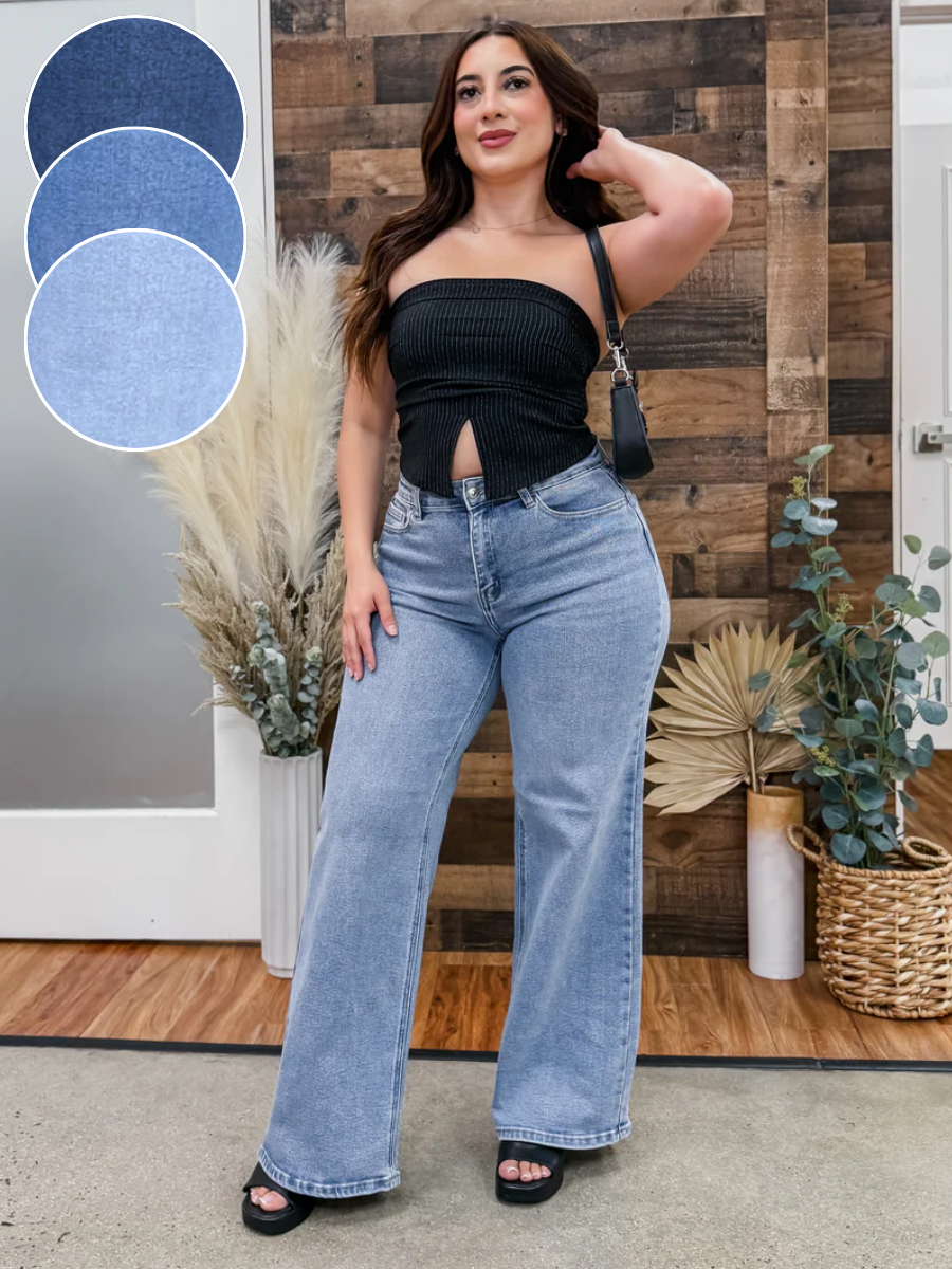 RESTOCK! Janae High Waisted Wide Leg Jeans