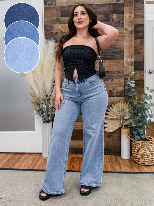 RESTOCK! Janae High Waisted Wide Leg Jeans